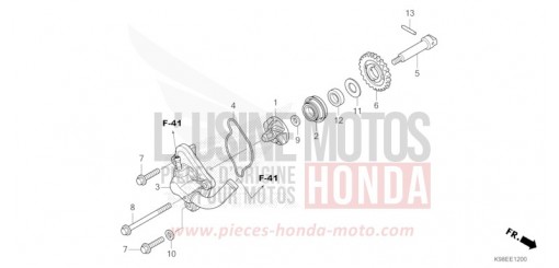 WATER PUMP CBF125NAM de 2021